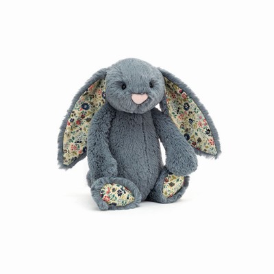 Jellycat Blossom Dusky Blue Konijn | VI9236018